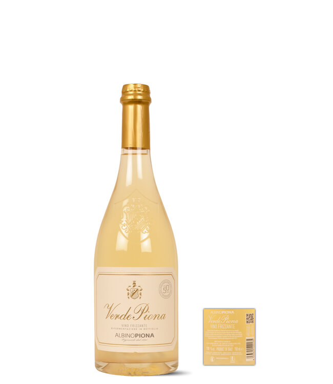 Verde Piona Frizzante Rifermentato PETNAT Garganega 40%, Bianca Fernanda (Cortese) 30%, Rondinella 30% Bianco