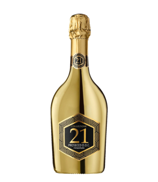 Vinicola Decordi Prosecco DOC Extra Dry, Selezione 21, Gold Bottle - Goud
