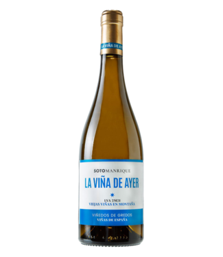 Bodega Soto Manrique Cebreros DOP La Viña de Ayer Albillo Real Blanco 2023