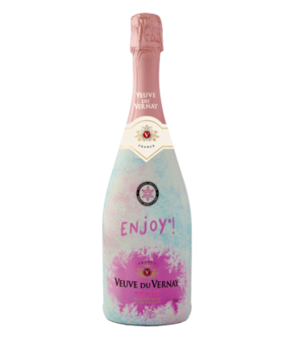 Veuve du Vernay Vin Mousseux ICE, Rosé, Thermo label Veuve du Vernay Vin Mousseux ICE, Rosé, Thermo label