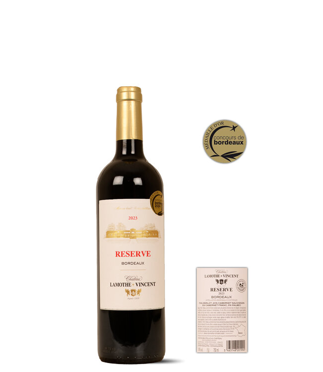 Reserve - Merlot, Cabernet Franc Bordeaux 2023