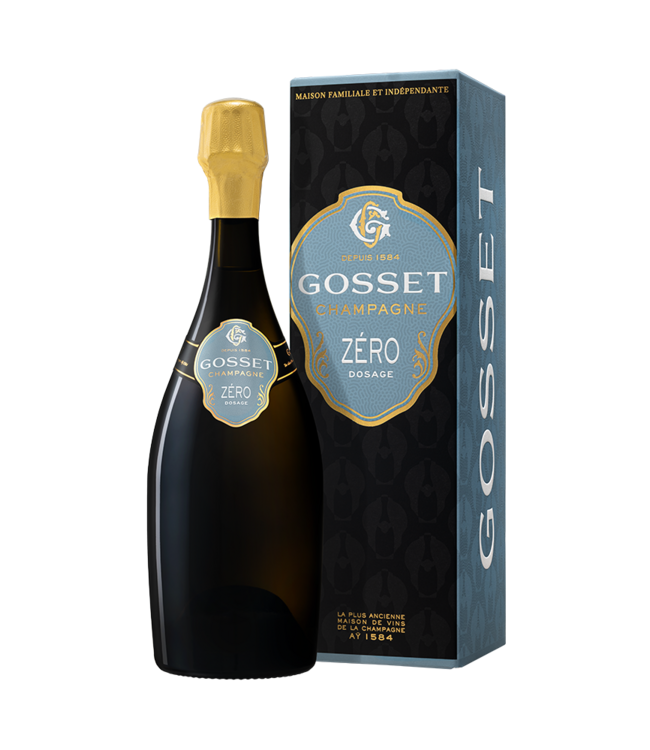 Champagne Gosset, Champagne AC Cuvee Zero Dosage in Giftbox