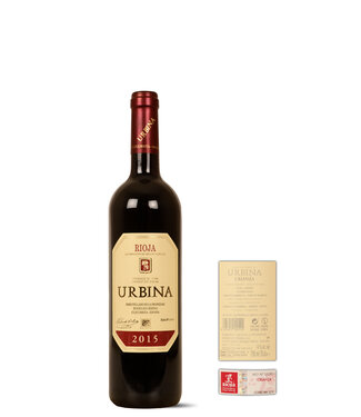 Bodegas Urbina Bodegas Urbina Rioja Crianza Tempranillo Tinto 2015