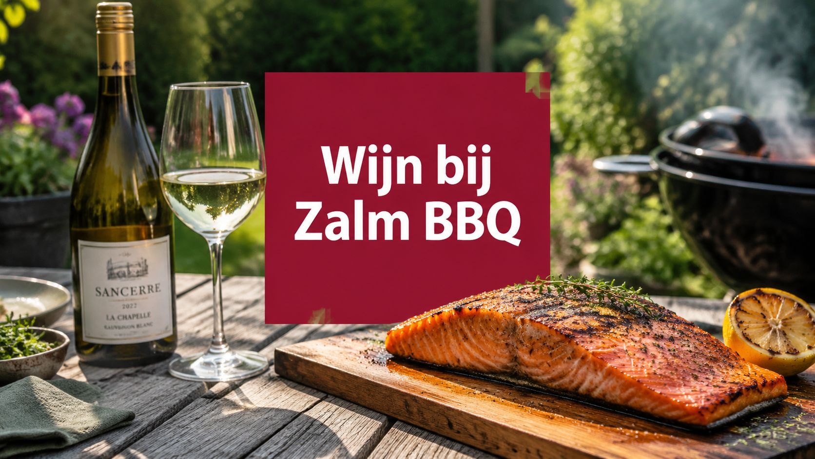 Wijn bij zalm bbq