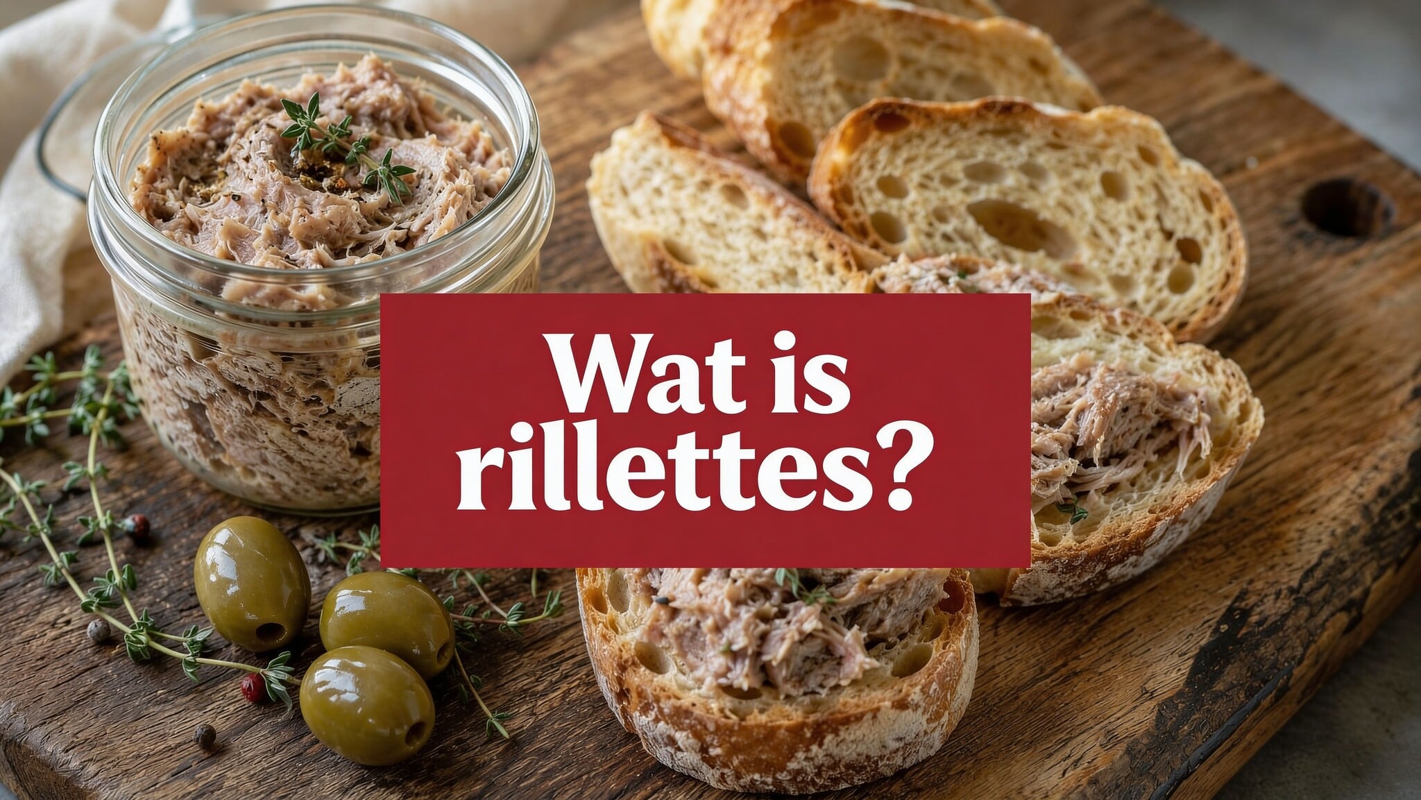 Wat is rillettes?