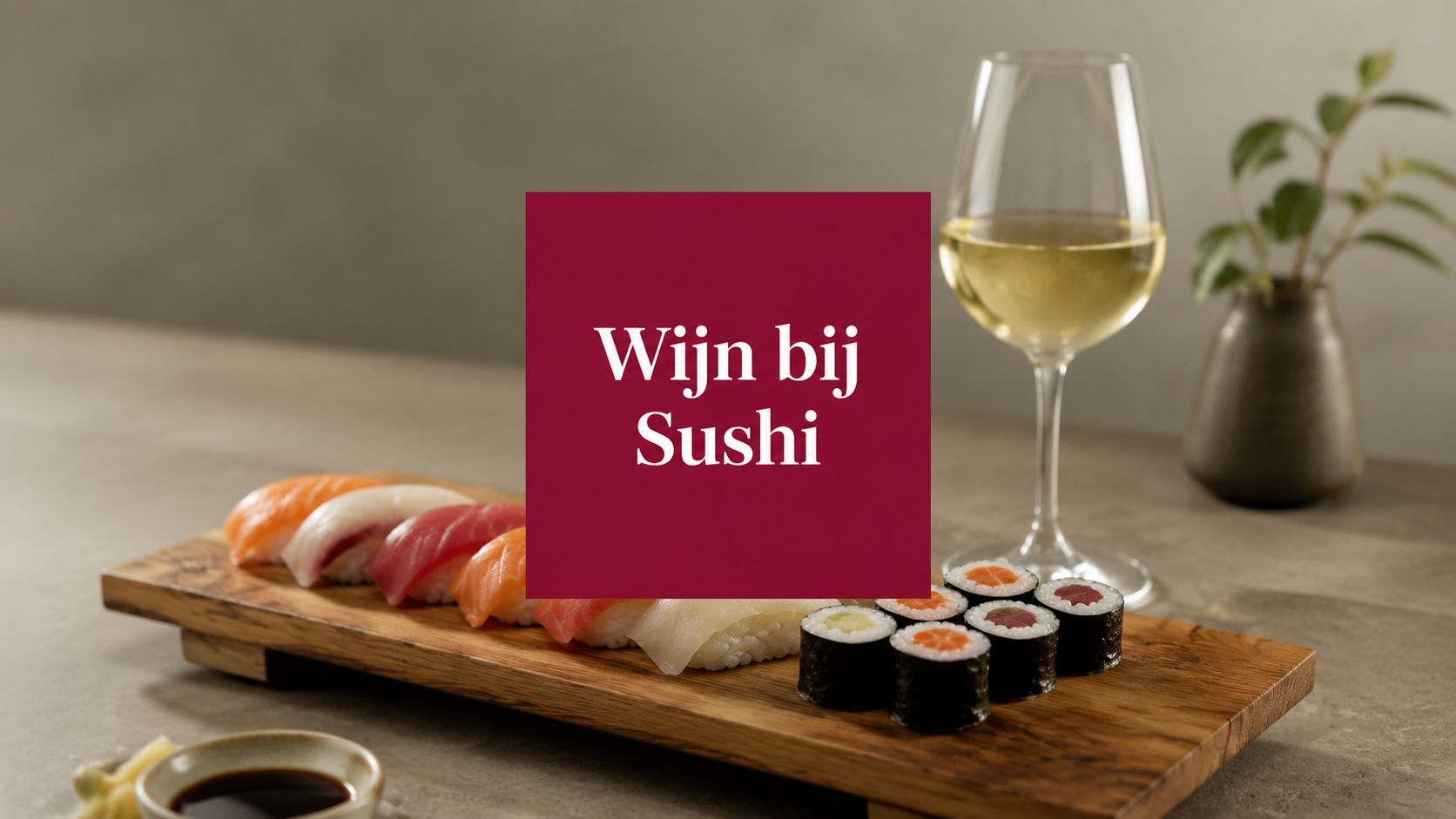 Wijn bij sushi: welke wijn past het best? Ontdek het met onze gids