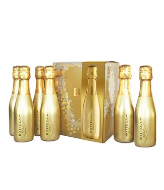 Bottega Bottega Prosecco Gold in giftbox 6 x 0,2 L