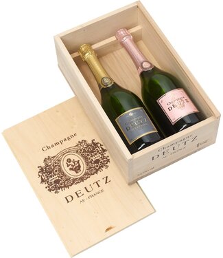 Champagne Deutz Deutz Brut Classic & Brut Rosé in Giftbox – 2 x 0,75 L