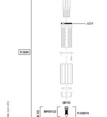 PJ094 - Kit de joints pour D25RE4