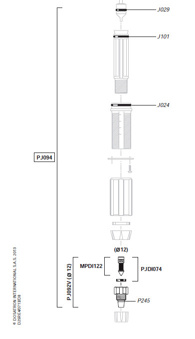 PJ094 - Dichtingsset voor D25RE4