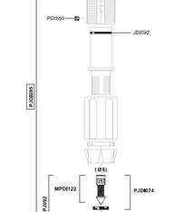 PJDI095 - Injection seals set for D07RE5