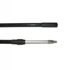 Manche télescopique 2 x 1,50 m PRO noir