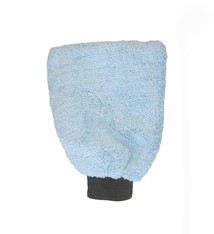 Washandschoen microvezel Blauw