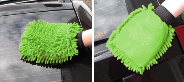 Washing glove microfiber DUO