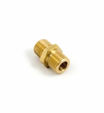 Nipple brass 1/4M x 1/4M