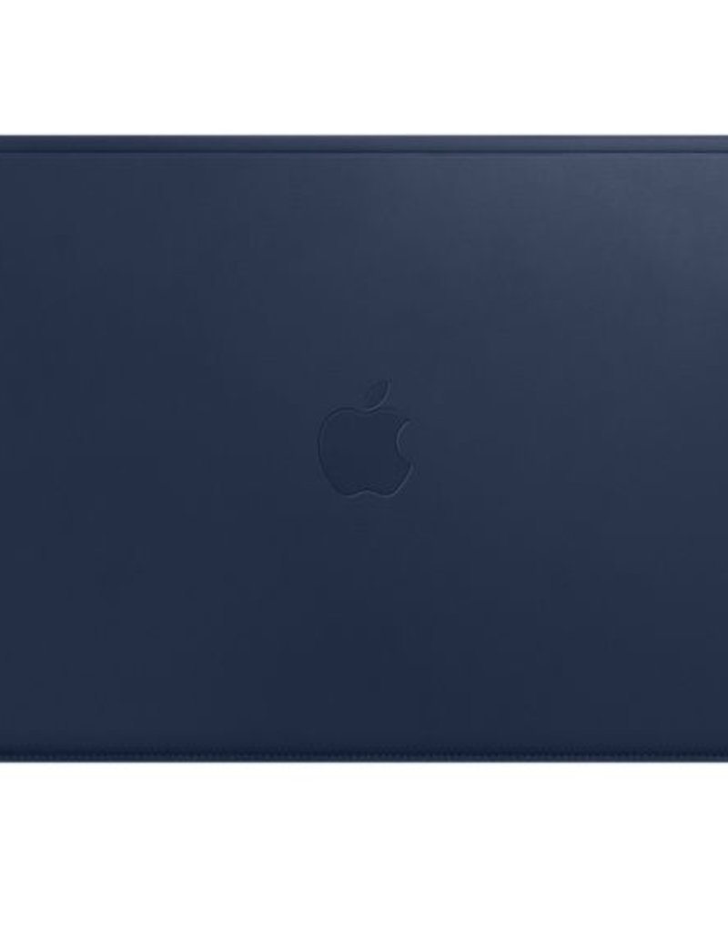 12" MacBook Lederhülle – Mitternachtsblau