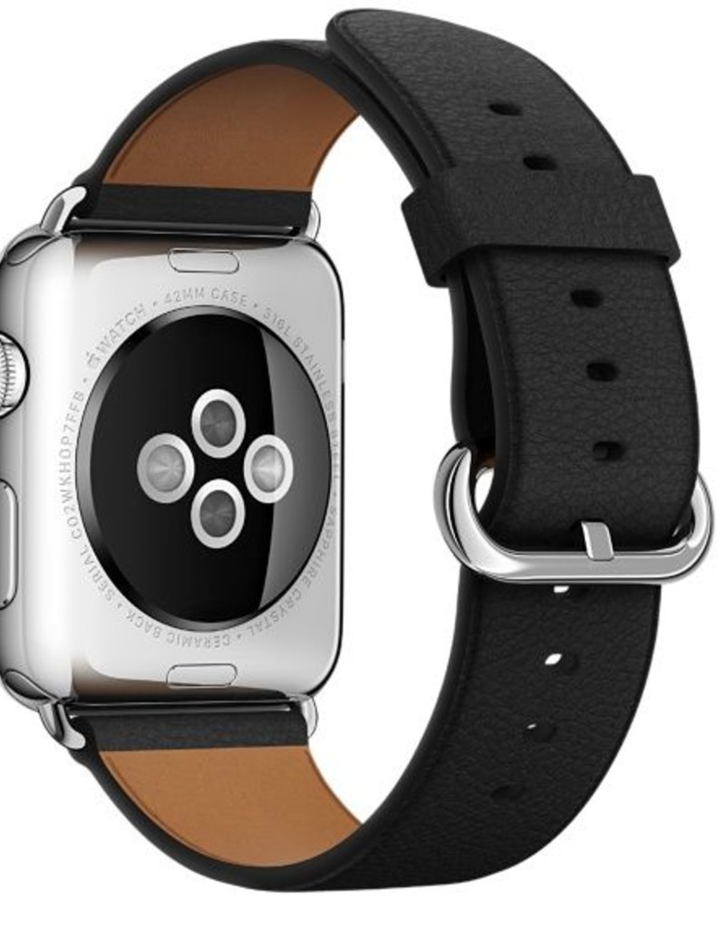 42 mm Klassisches Lederarmband