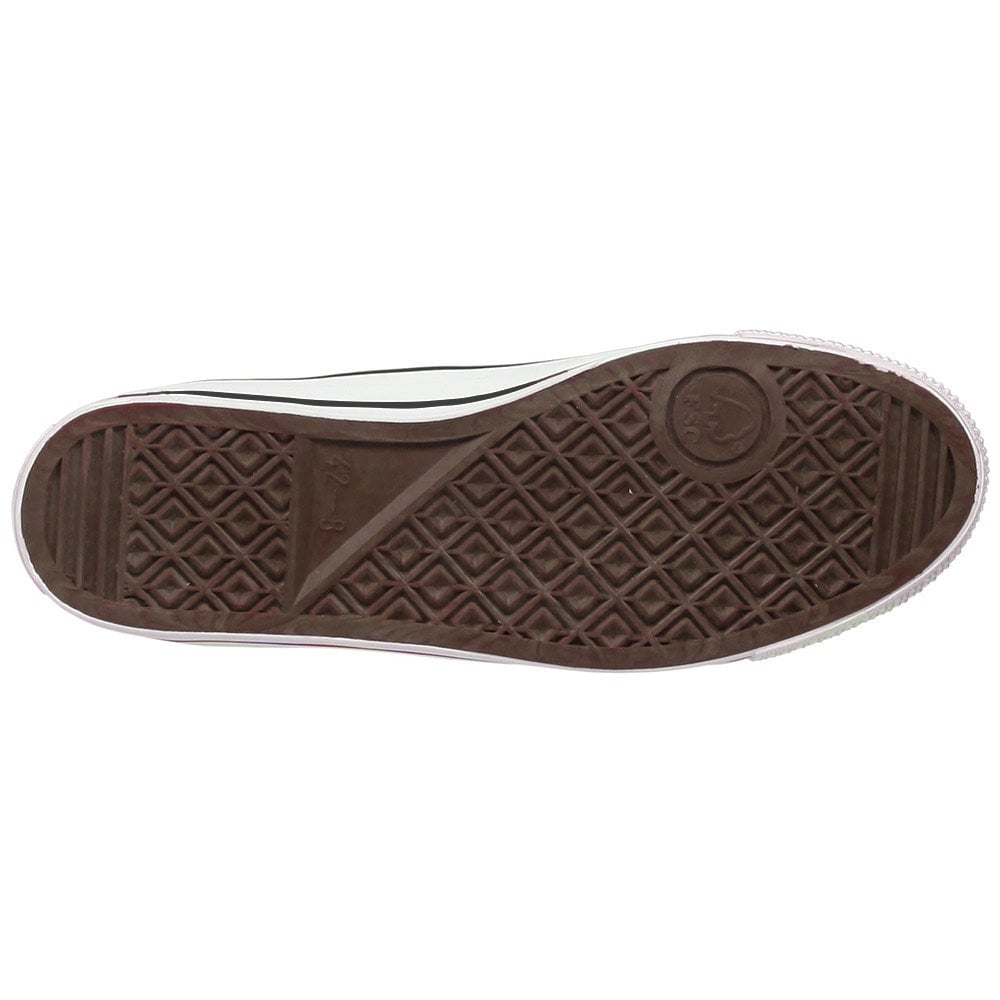 ETHLETIC Fair Trainer White Cap Lo Cut Edition Mandarin Orange | Just White