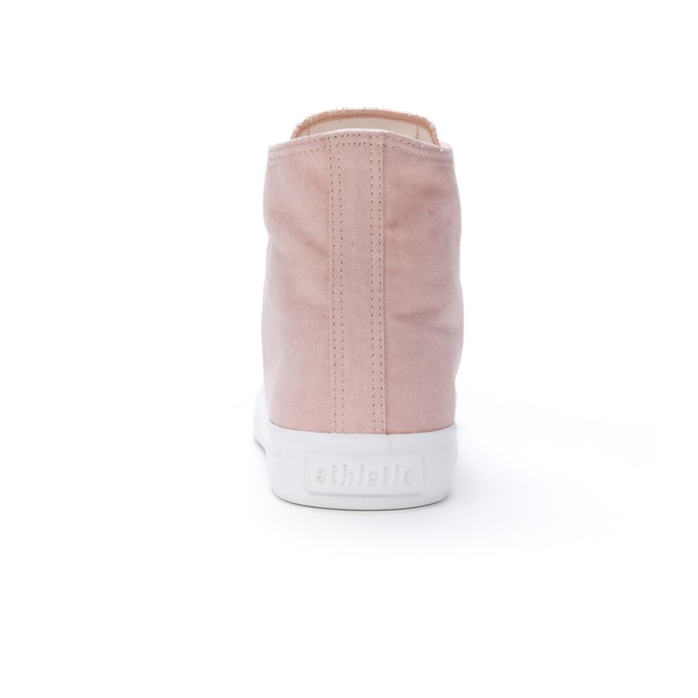 ETHLETIC Fair Trainer White Cap Hi Cut Sea Shell | Just White