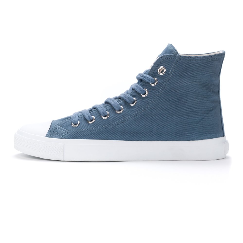 ETHLETIC Fair Trainer White Cap Hi Cut Workers Blue | Just White