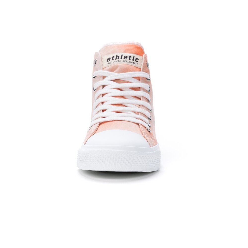 ETHLETIC Fair Trainer White Cap Hi Cut Little Blush | Just White