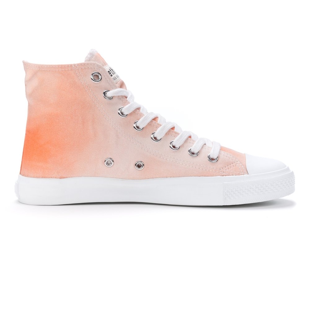 ETHLETIC Fair Trainer White Cap Hi Cut Little Blush | Just White