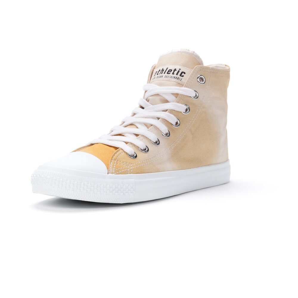 ETHLETIC Fair Trainer White Cap Hi Cut Golden Shine | Just White