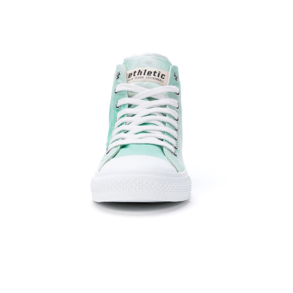 ETHLETIC Fair Trainer White Cap Hi Cut Under Water | Just White