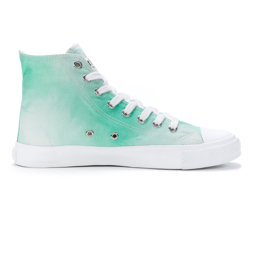 ETHLETIC Fair Trainer White Cap Hi Cut Under Water | Just White