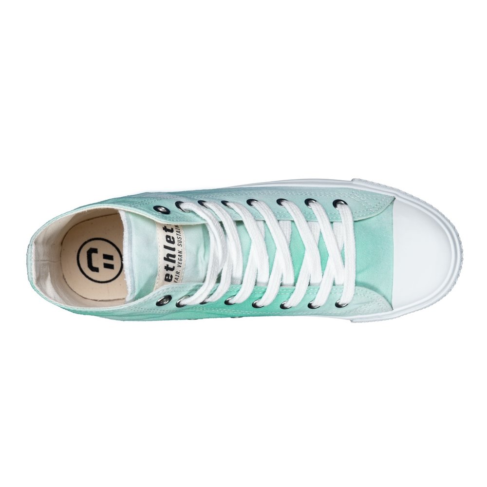 ETHLETIC Fair Trainer White Cap Hi Cut Under Water | Just White