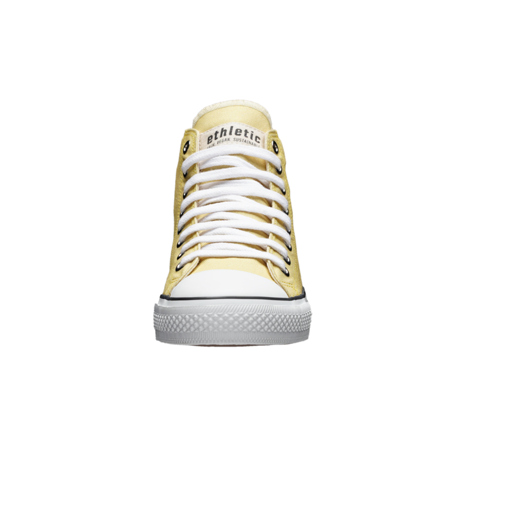 Fair Trainer White Cap Hi Cut Watersign Yellow | Just White