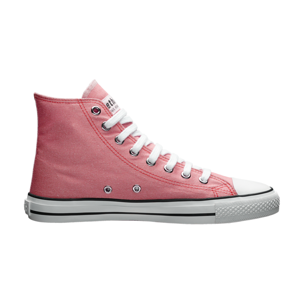 Fair Trainer White Cap Hi Cut Strawberry Pink P | Just White