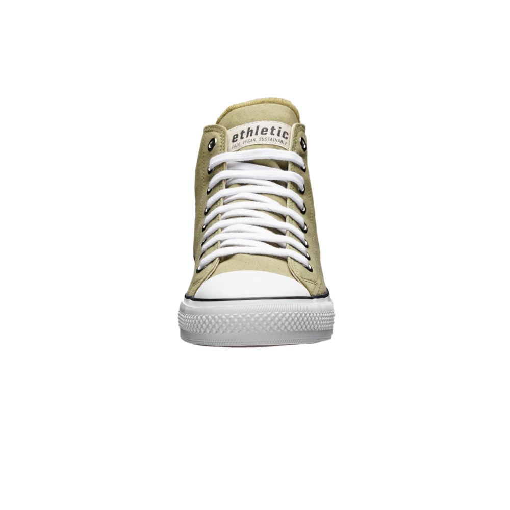 Fair Trainer White Cap Hi Cut Watersign Green | Just White