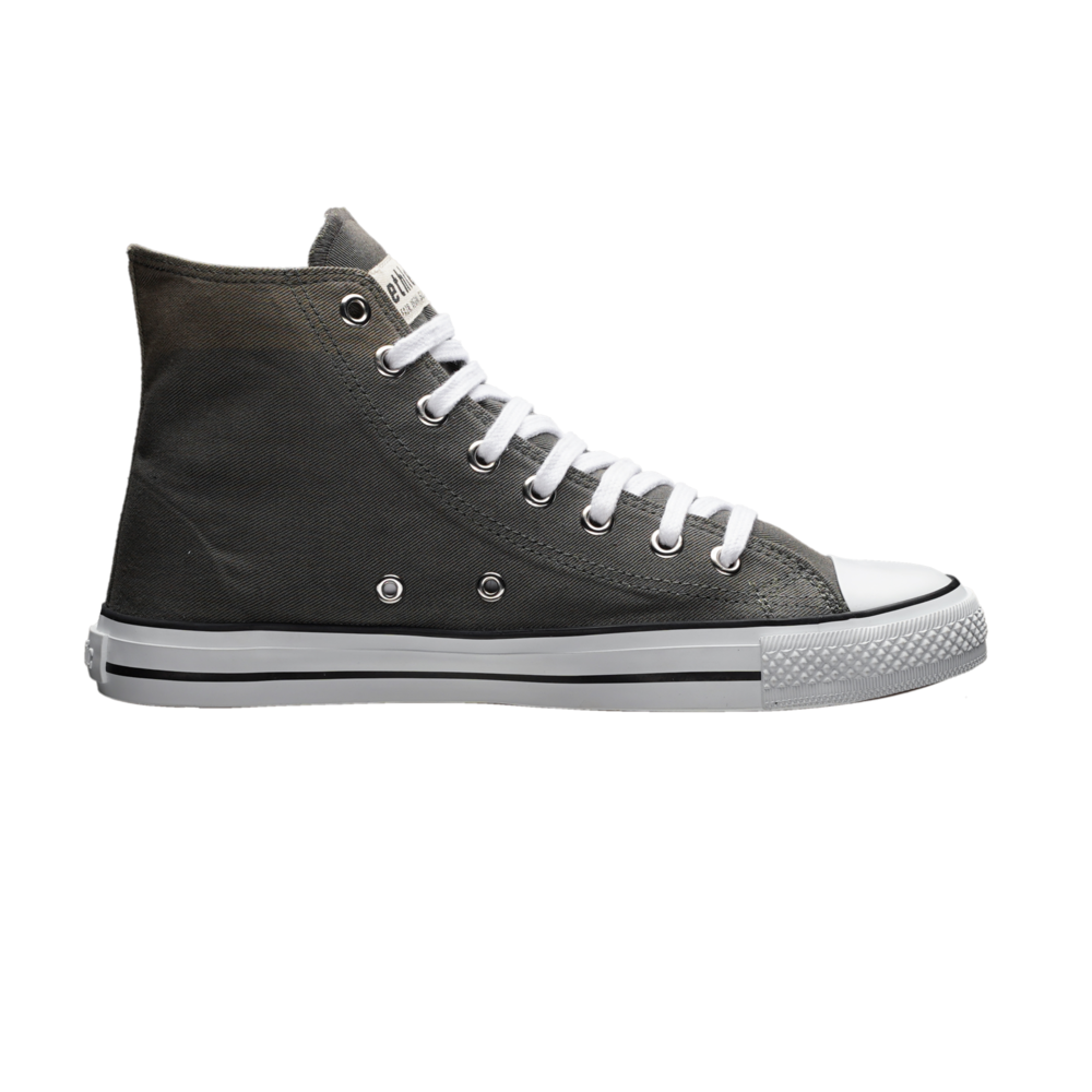 Fair Trainer White Cap Hi Cut Donkey Grey | Just White