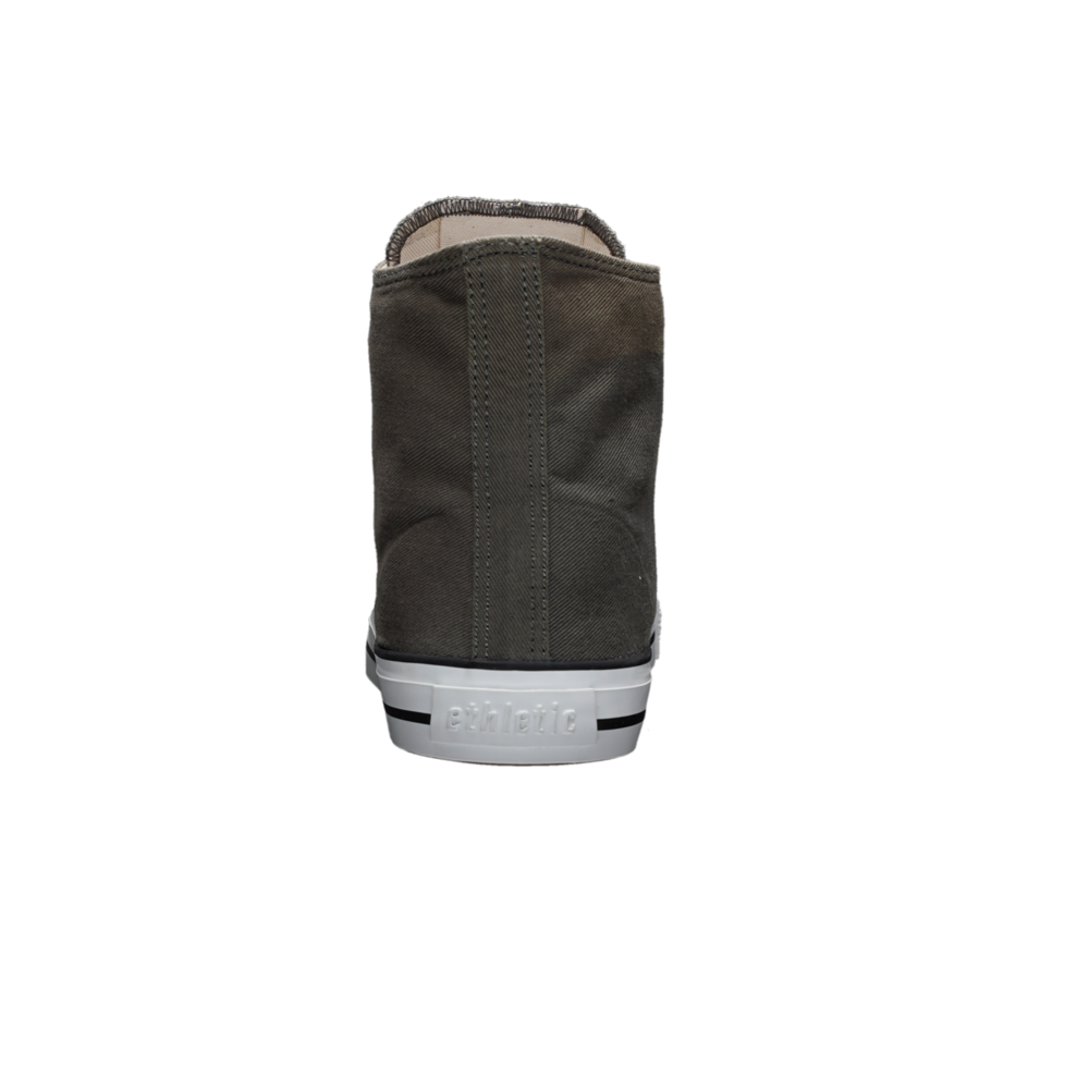 Fair Trainer White Cap Hi Cut Donkey Grey | Just White