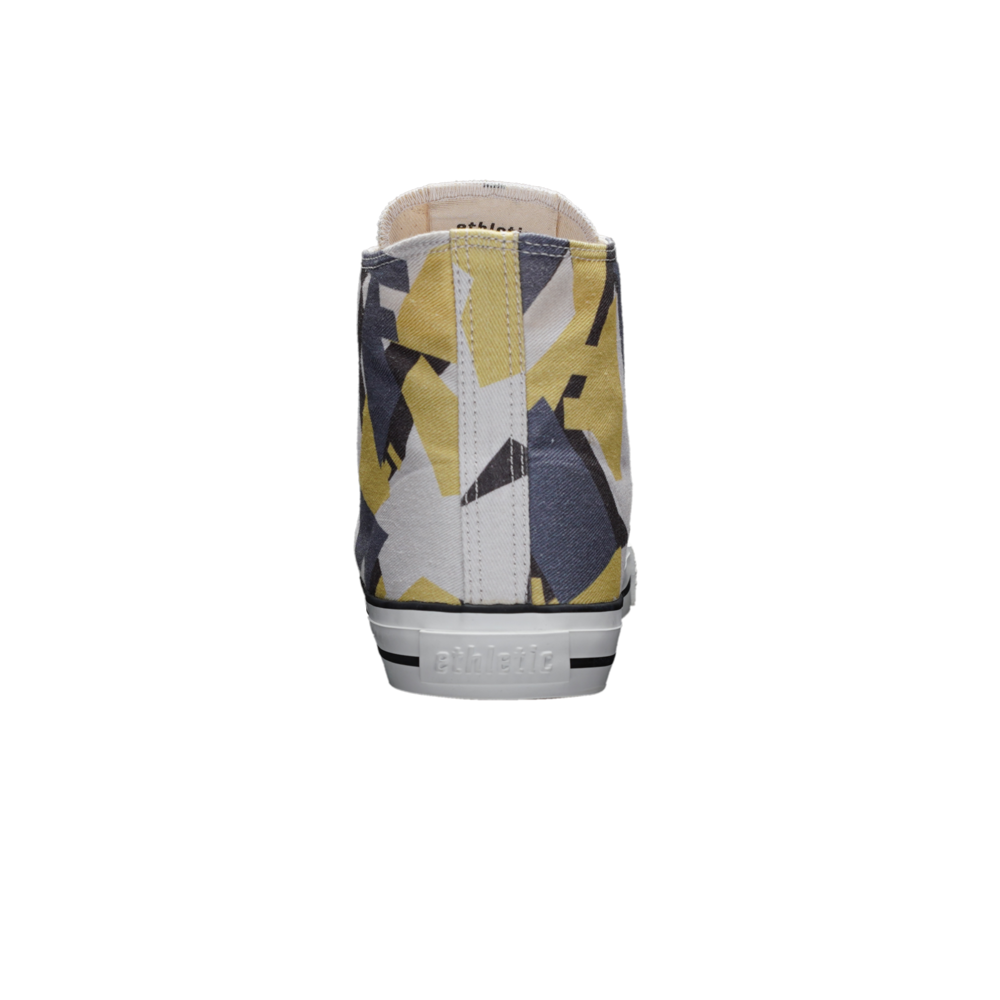 Fair Trainer White Cap Hi Cut Camou Yellow | Just White