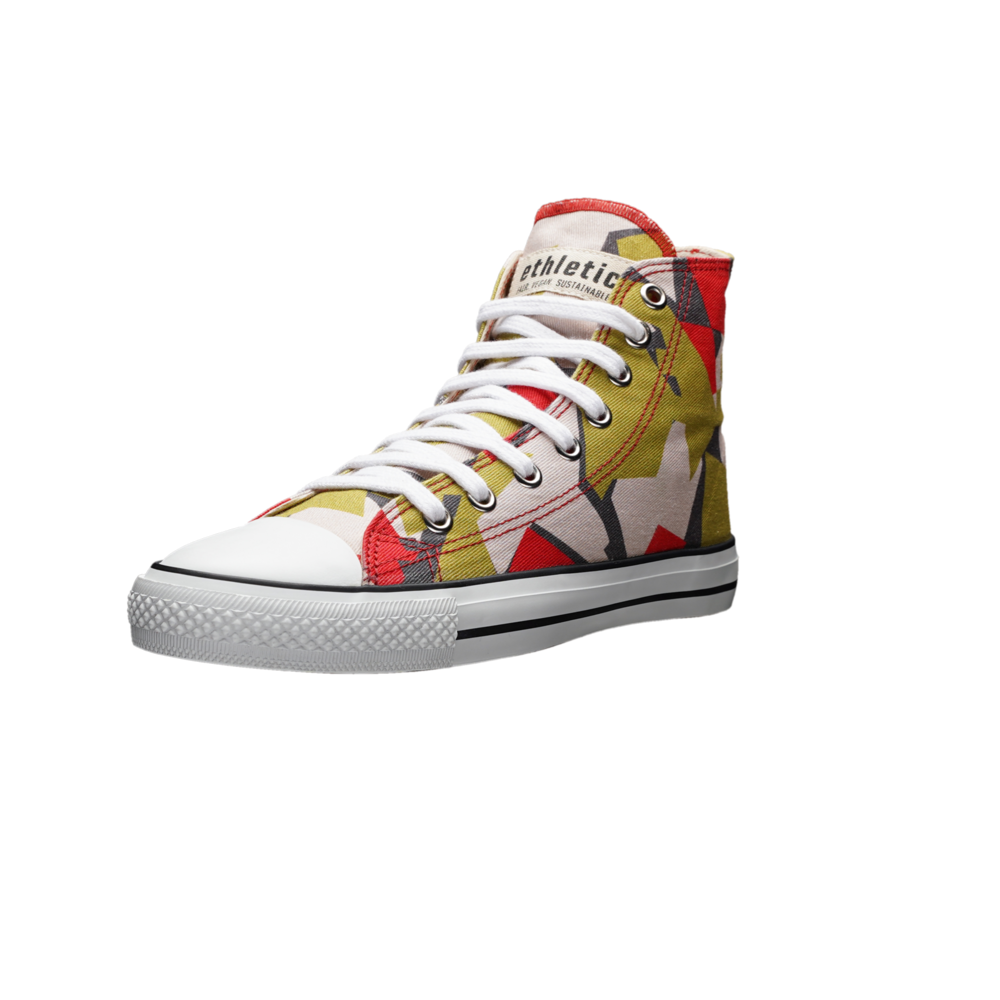 Fair Trainer White Cap Hi Cut Camou Red | Just White