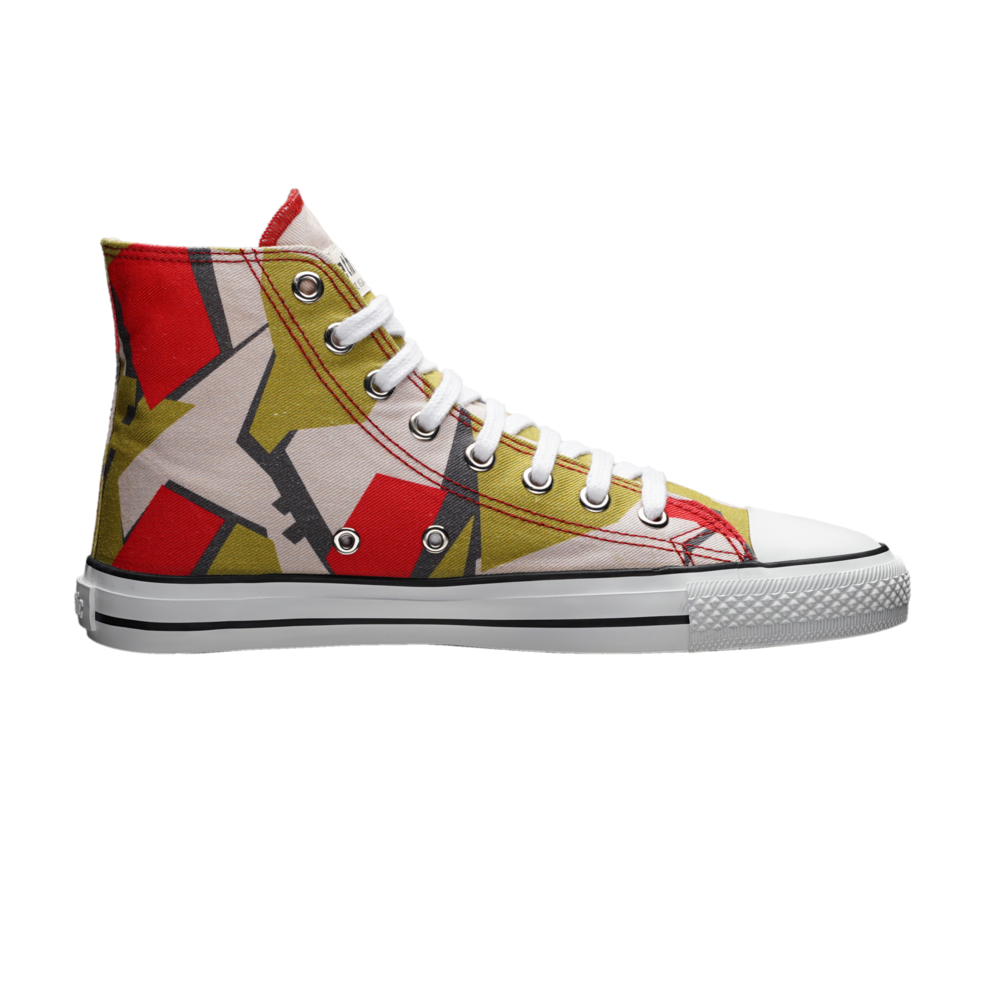 Fair Trainer White Cap Hi Cut Camou Red | Just White