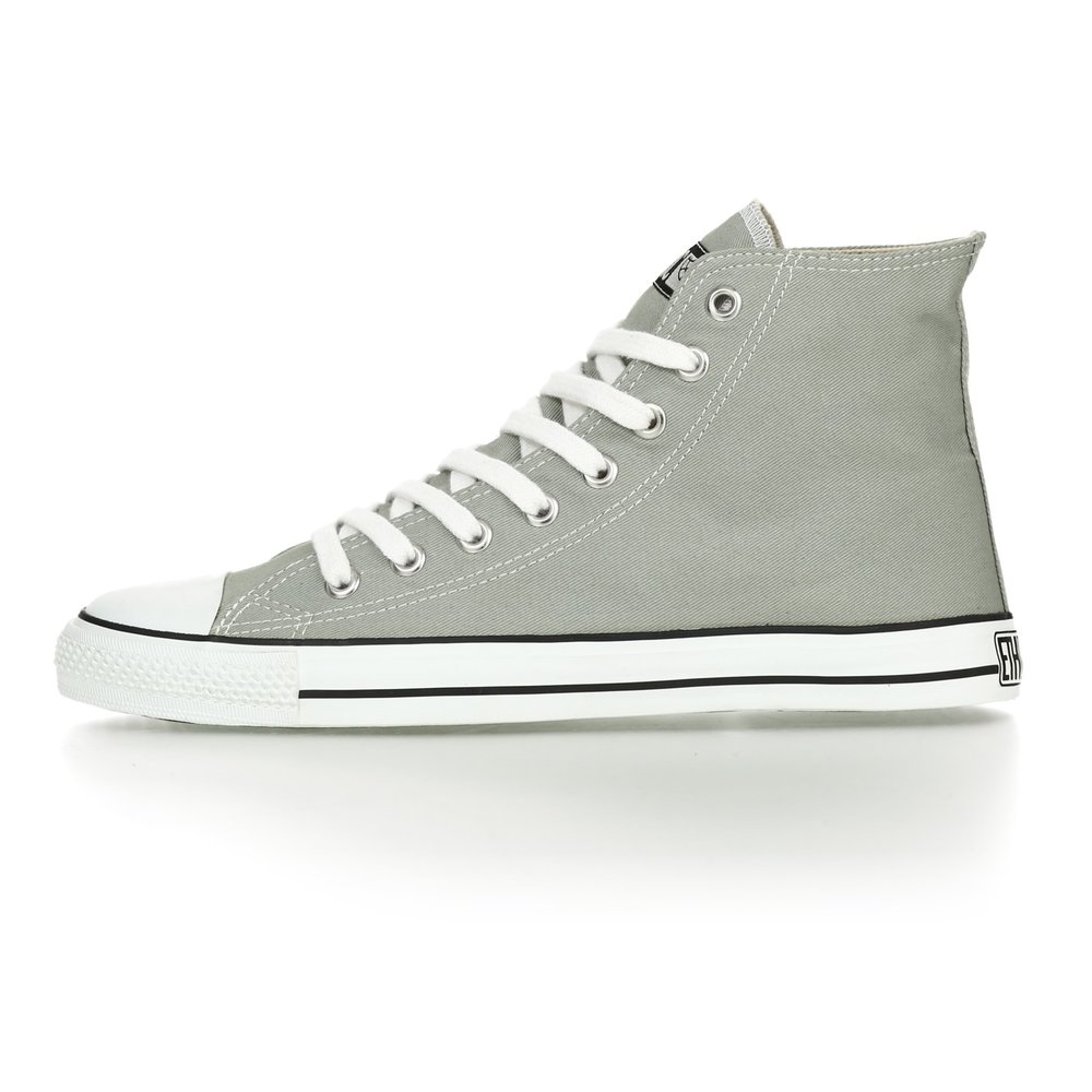 ETHLETIC Fair Trainer White Cap Hi Cut Classic Urban Grey | Just White