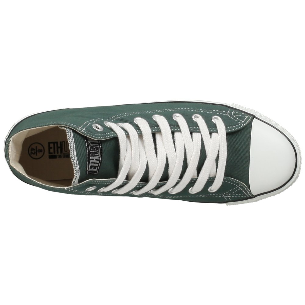 Fair Trainer White Cap Hi Cut Classic Reseda Green | Just White