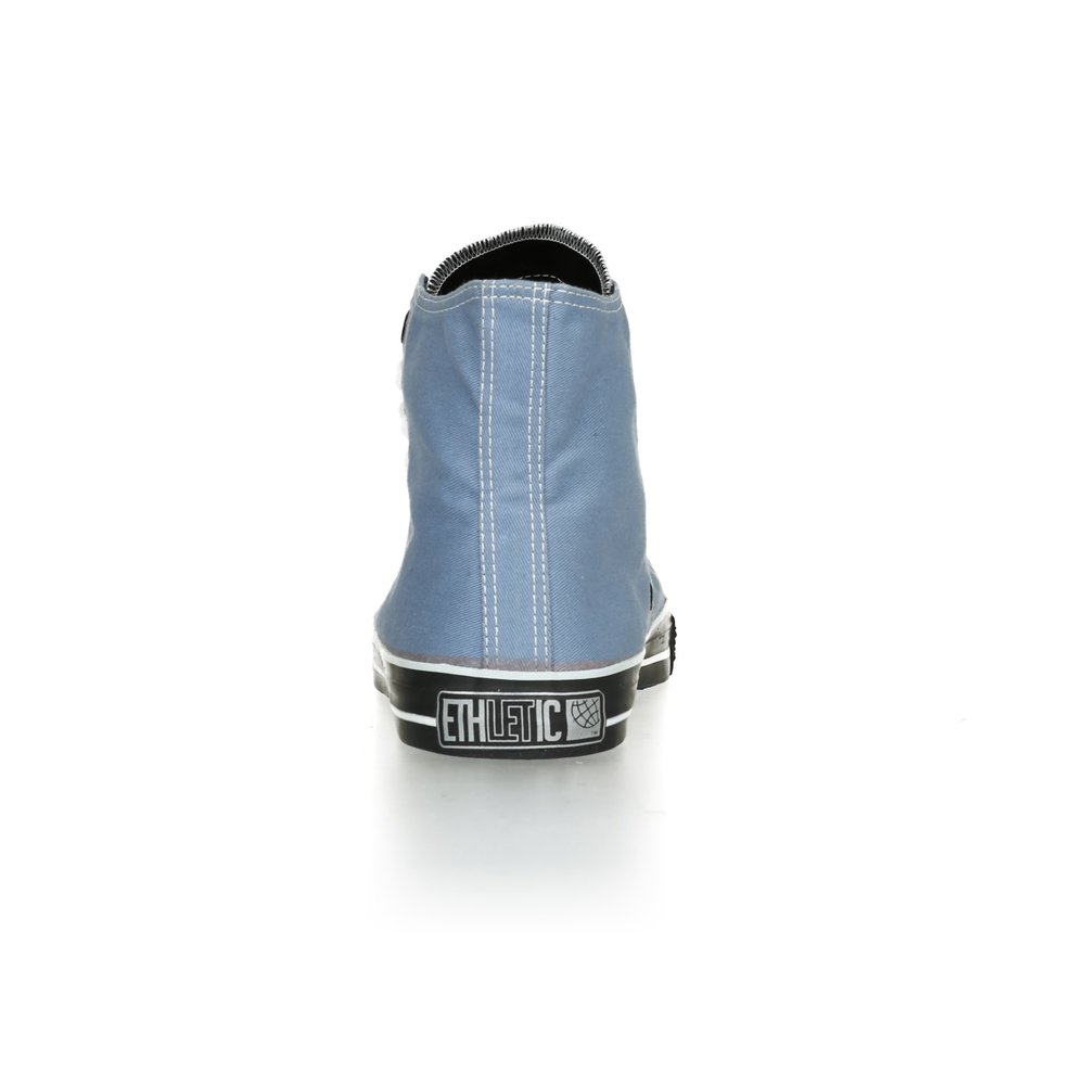 ETHLETIC Fair Trainer Black Cap Hi Cut Collection 16 Pale Denim | Jet Black