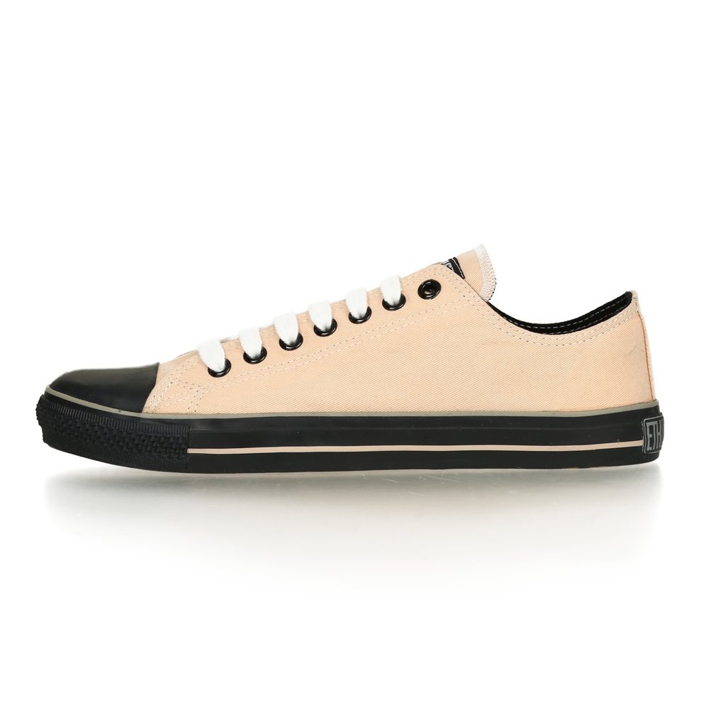 ETHLETIC Fair Trainer Black Cap Lo Cut Collection 16 Nude | Jet Black