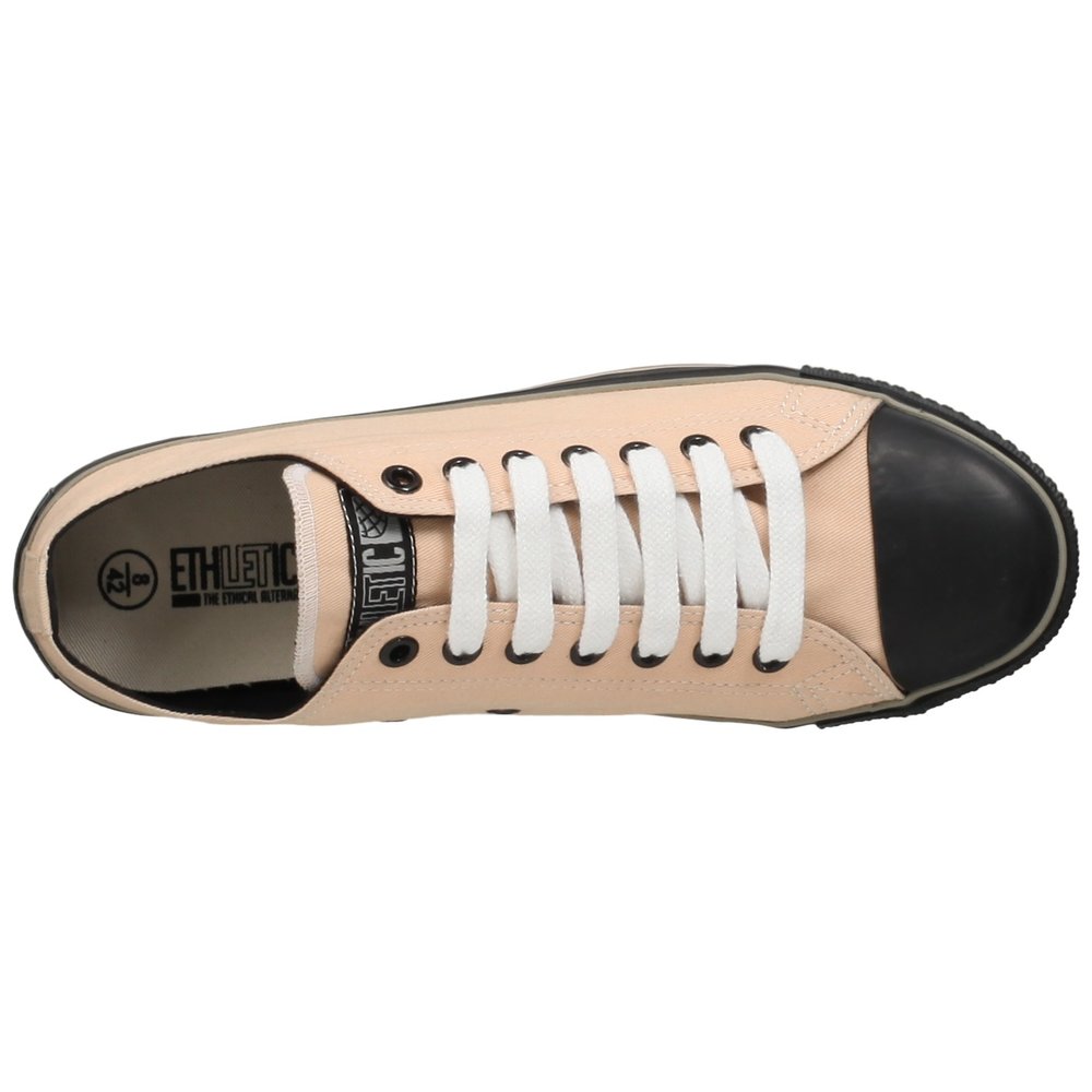 ETHLETIC Fair Trainer Black Cap Lo Cut Collection 16 Nude | Jet Black