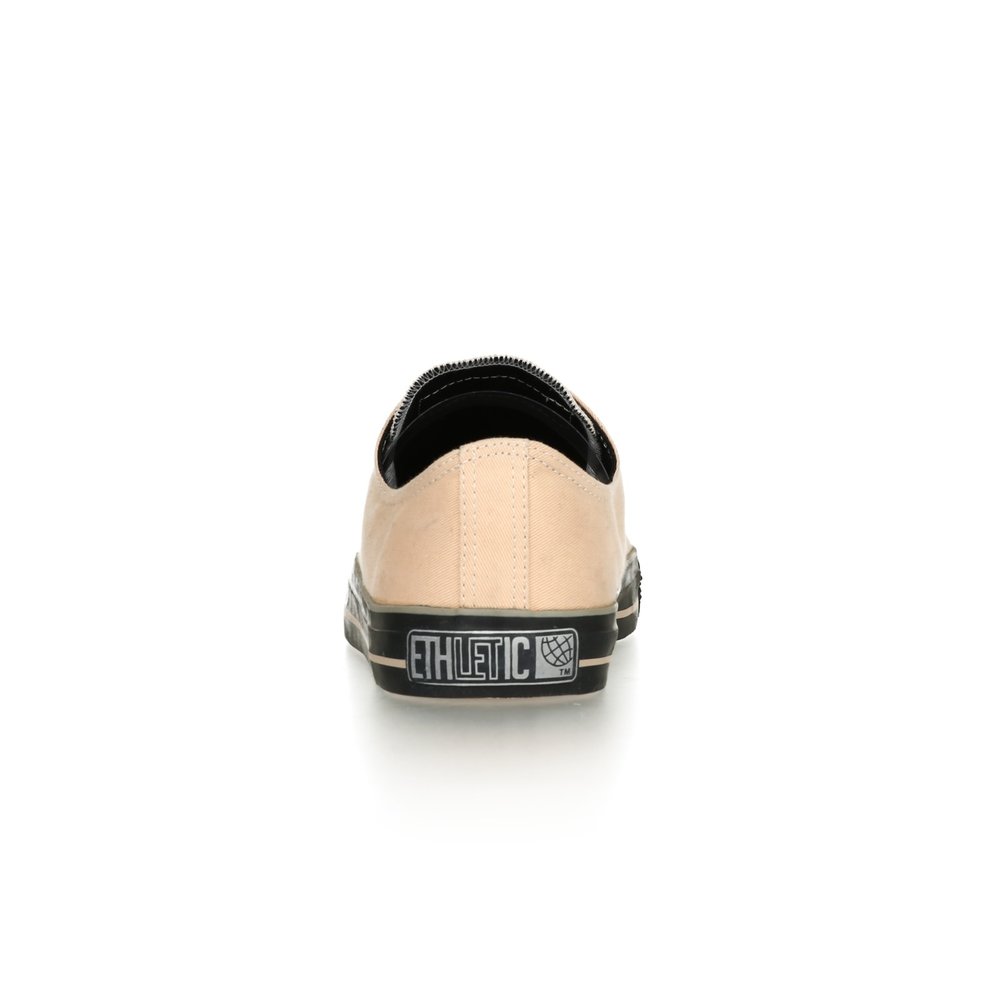 ETHLETIC Fair Trainer Black Cap Lo Cut Collection 16 Nude | Jet Black