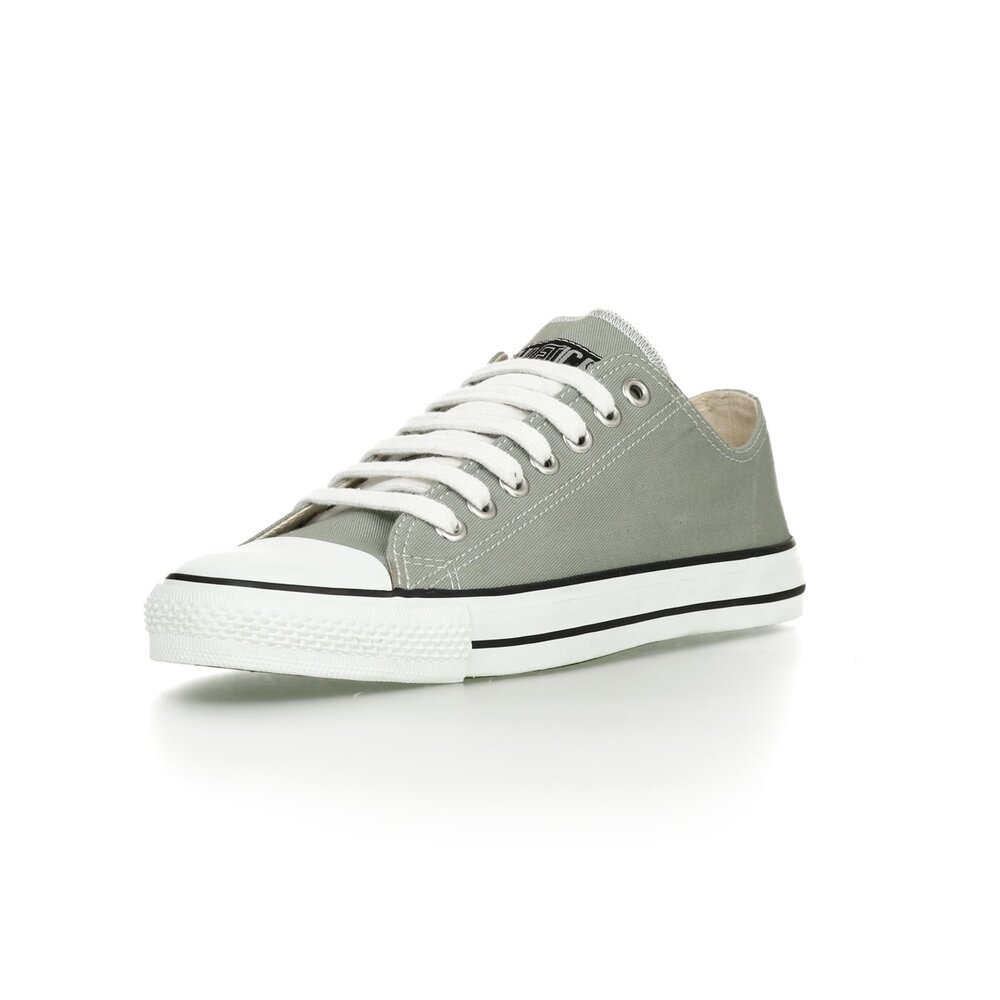 Fair Trainer White Cap Lo Cut Classic Urban Grey | Just White