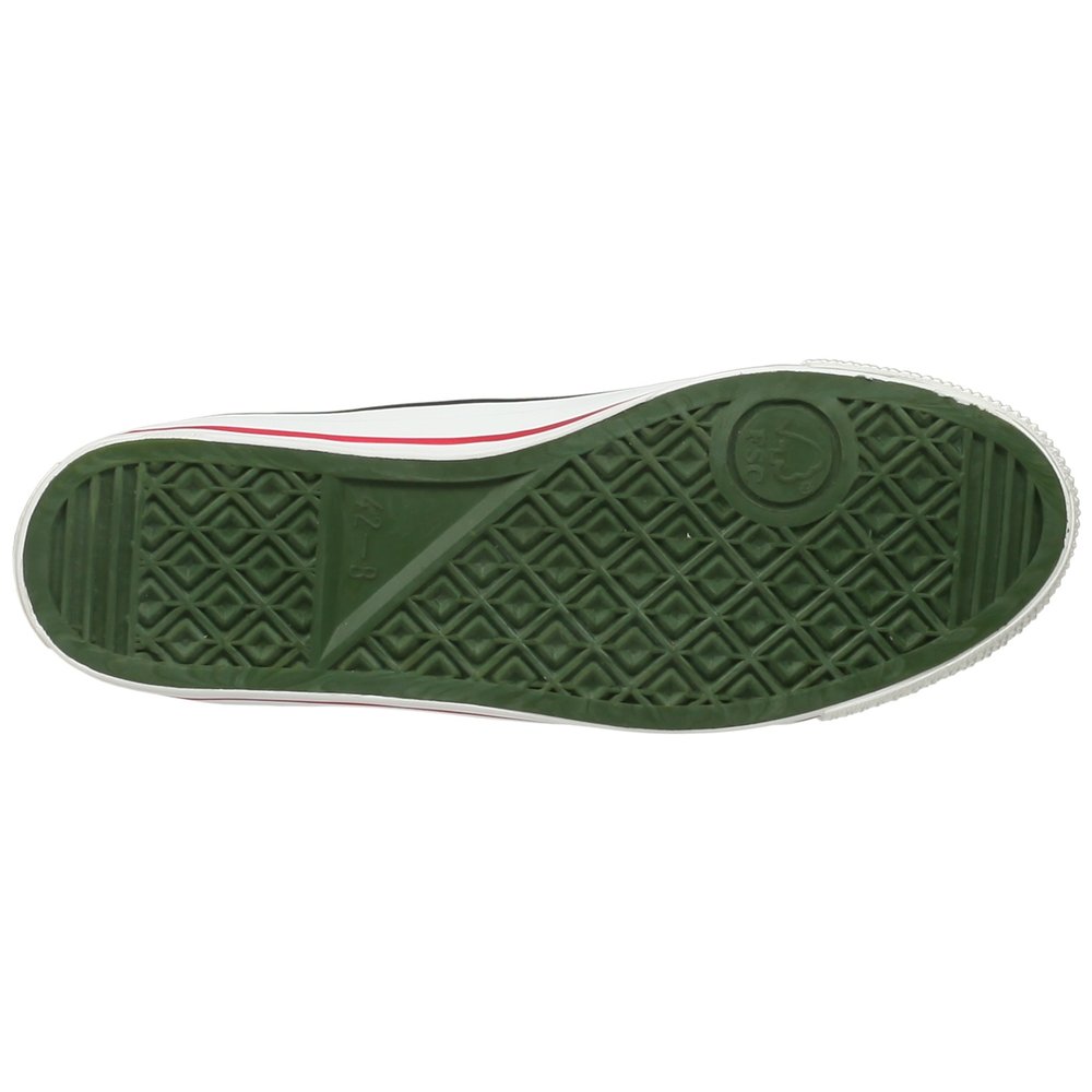 Fair Trainer White Cap Lo Cut Classic Cranberry Red | Just White