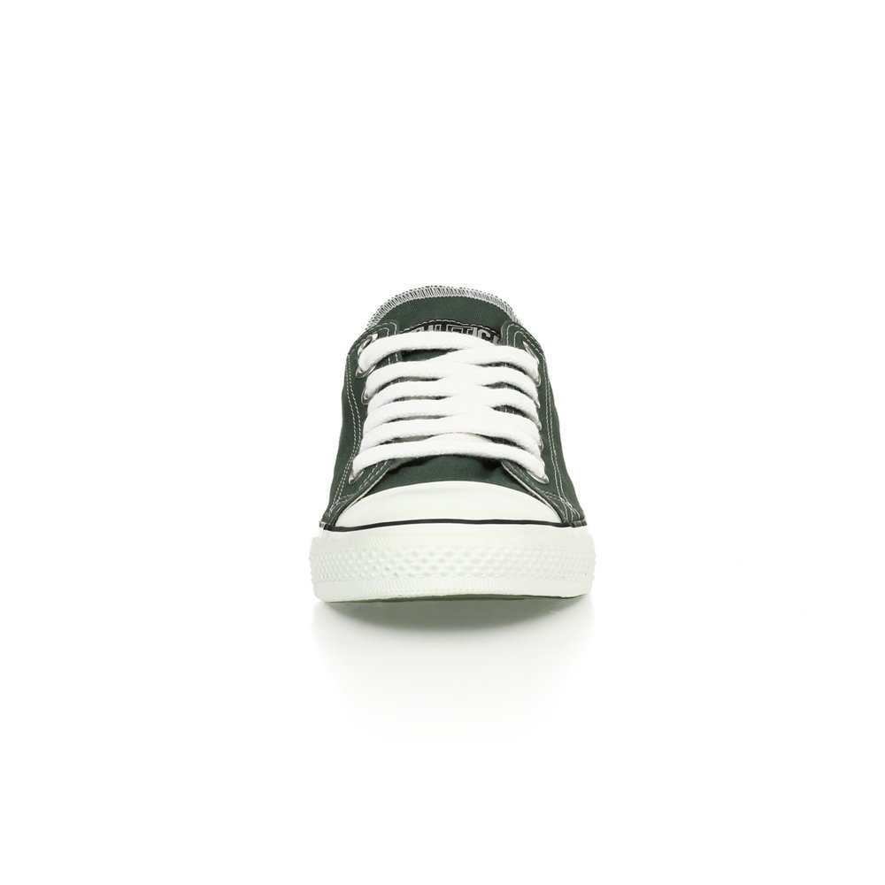 Fair Trainer White Cap Lo Cut Classic Reseda Green | Just White