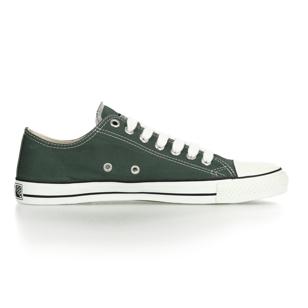 Fair Trainer White Cap Lo Cut Classic Reseda Green | Just White