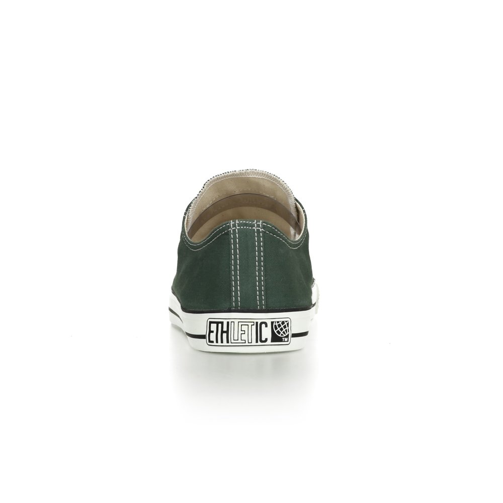 Fair Trainer White Cap Lo Cut Classic Reseda Green | Just White