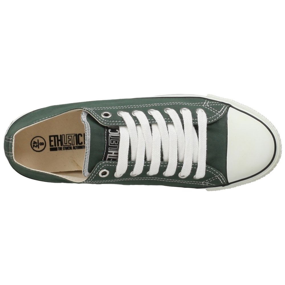 Fair Trainer White Cap Lo Cut Classic Reseda Green | Just White
